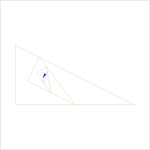Series showing how to expand a Conway Pinwheel using an additional 4 triangles of the same size.