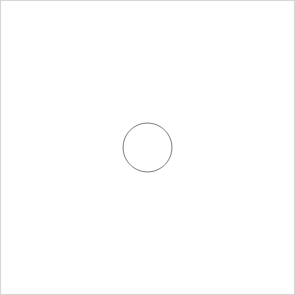 Graphic showing how to draw six circles around a central circle of the same size.