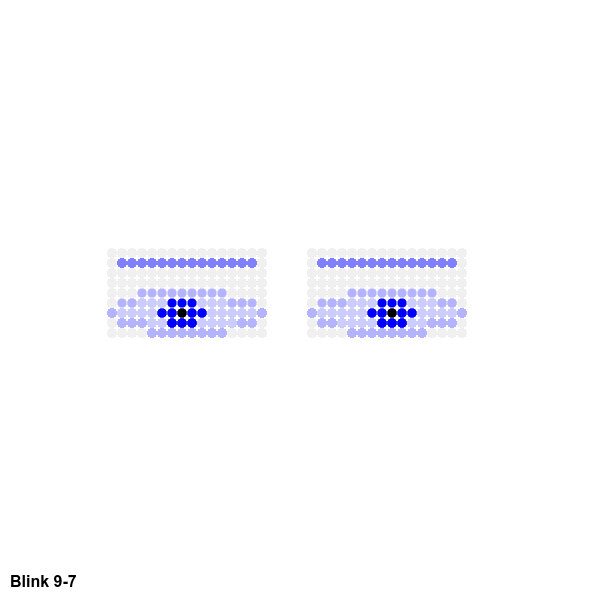 An animated pair of eyes.